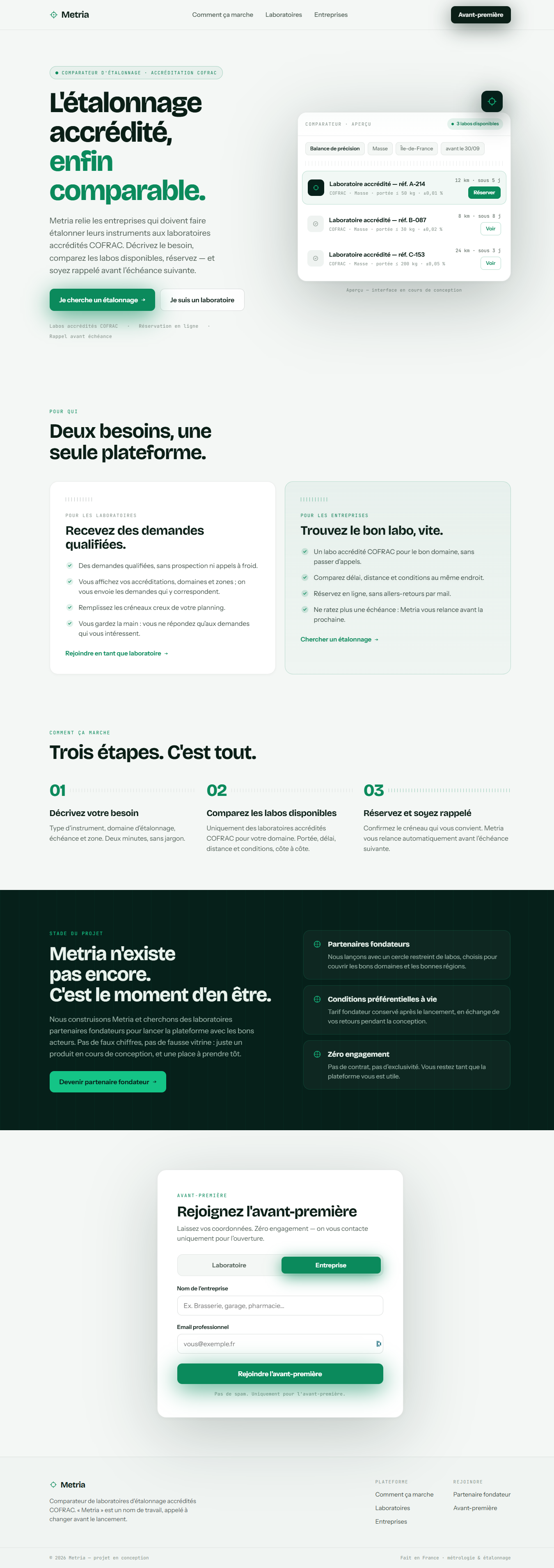 Projets personnalisés